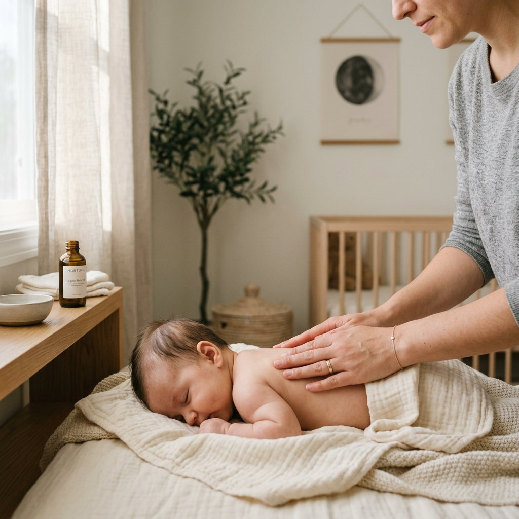 Massage gently in Face and body